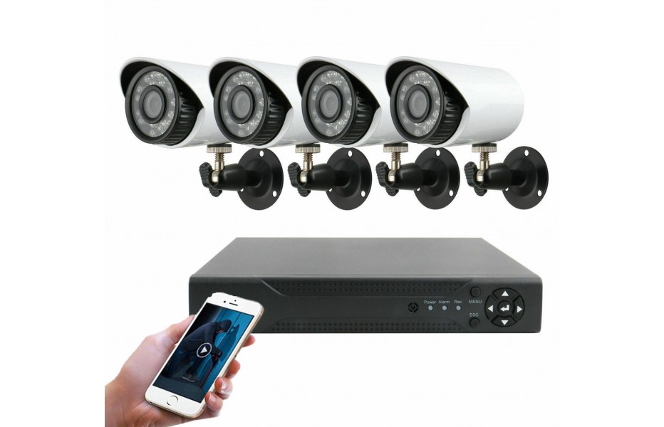 Pack Enregistrement avec 4 Cameras