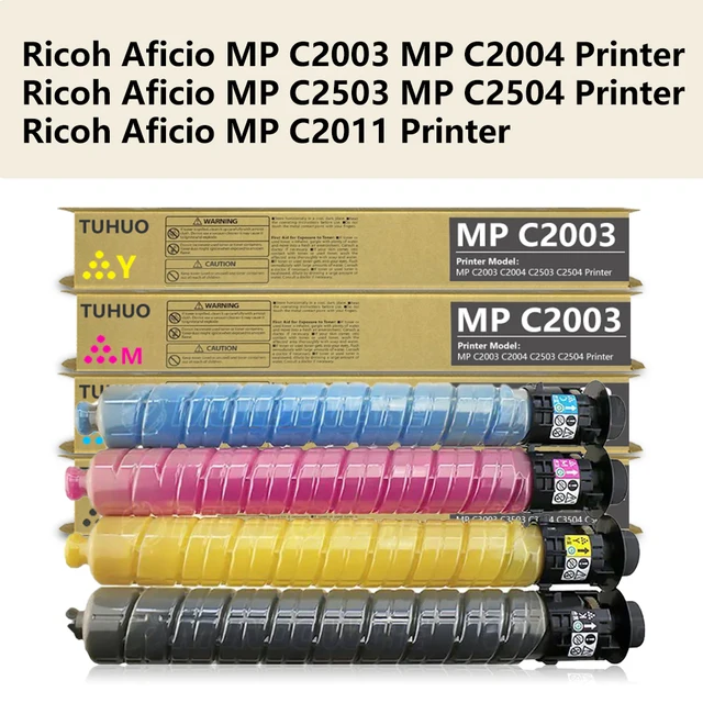 VISION GLOBALE DE L’INFORMATIQUE – Cartouche de toner noir compatible MP C2011 pour Ricoh MP C2011 C2003 Mpc2503