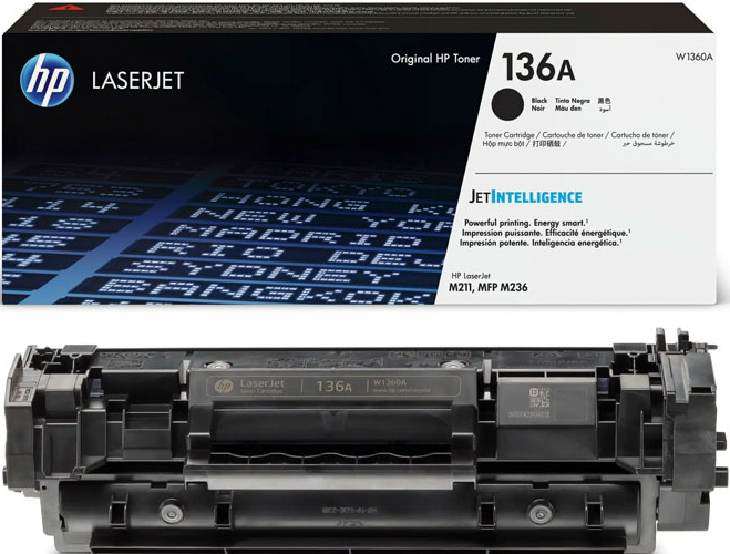 HP 136A toner LaserJet noir - W1360A