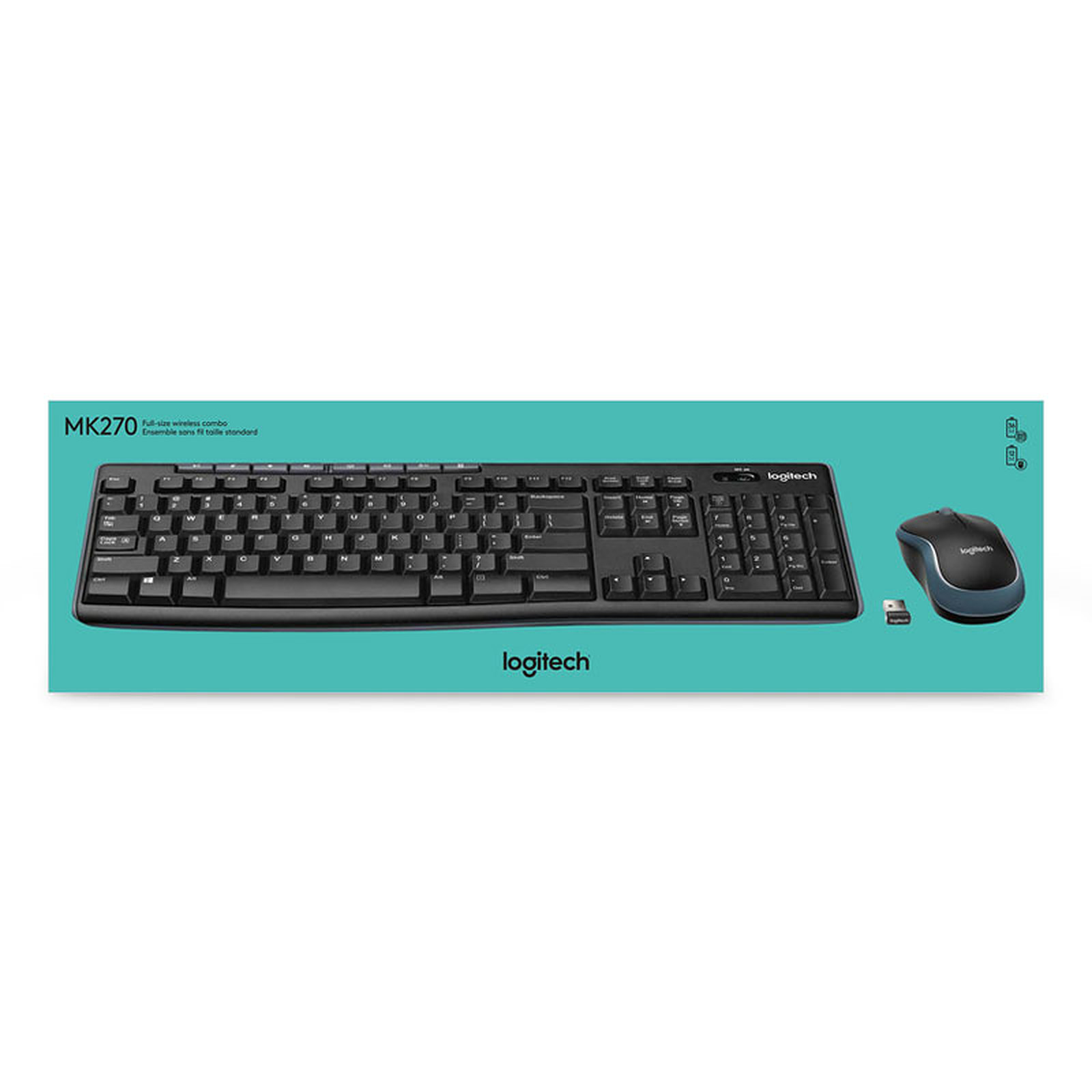 Logitech MK270 Clavier et Souris sans fil