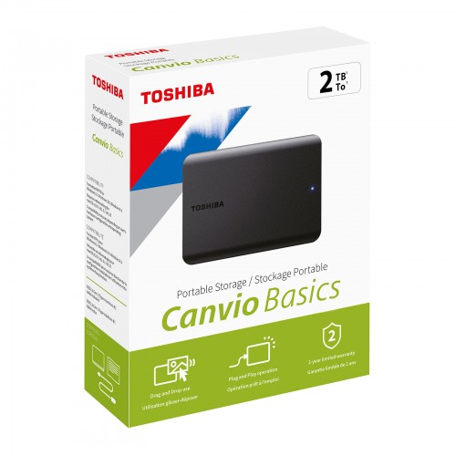 Disque dur externe Toshiba 2 Tera 2.5″ USB 3.0 Canvio Basics 2