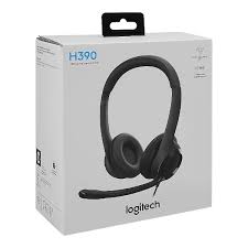 Casque USB avec microphone H390 – Noir