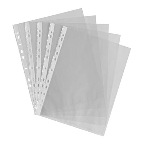Pochette perforée plastique A4 /classeur de documents – Paquet de 100