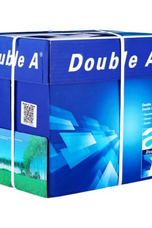 Carton de 05 Rames A4 “Double A” – feuilles blanches, 80g