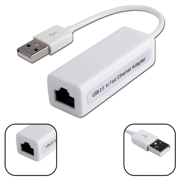 R SCAR RS-USB2.0RJ45 USB 2.0 Vers RJ45 Convertisseur