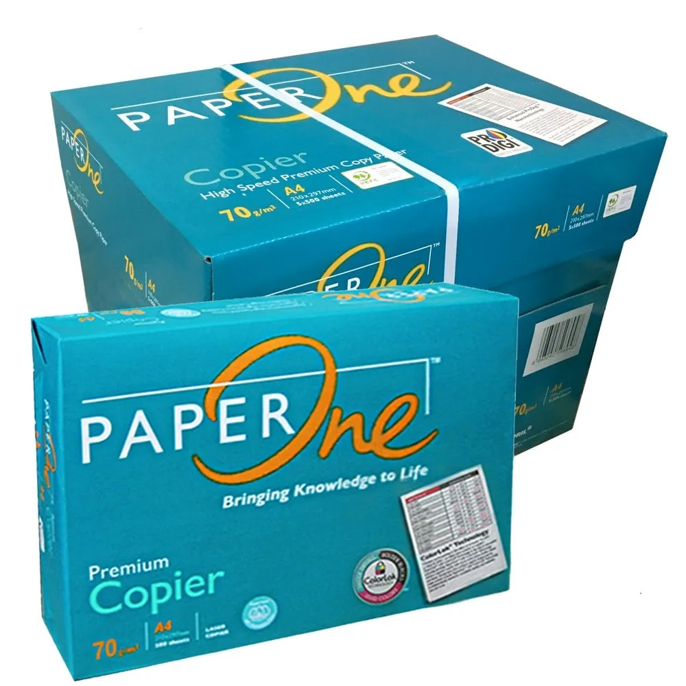 Carton de 05 Rames de papier PAPER One A4 – 80g