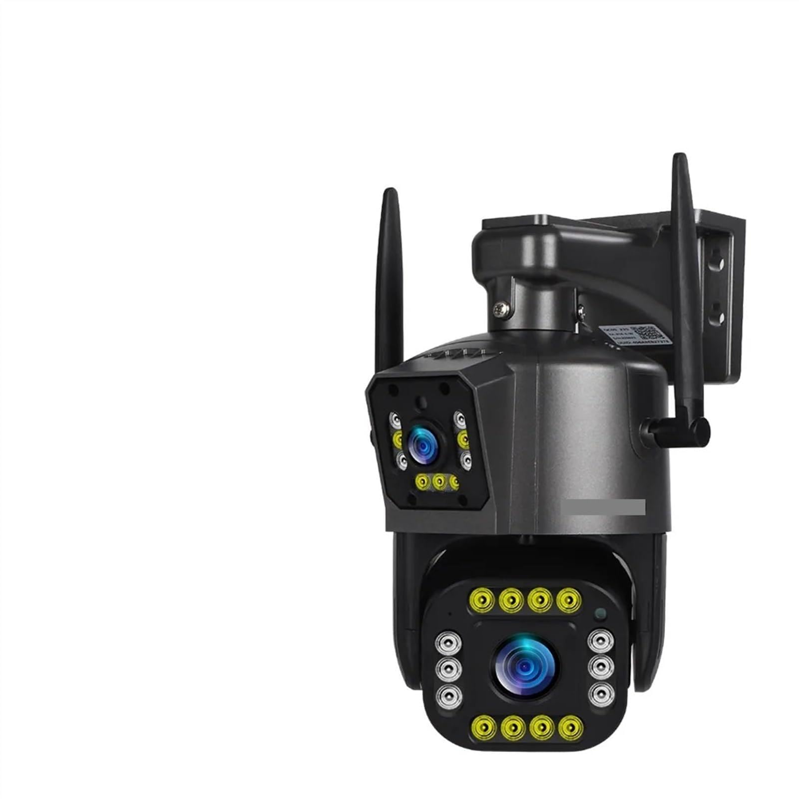 Camera de Surveillance, Caméra 8K extérieure, Zoom 20X, quatre objectifs, double écran, caméra de sécurité PTZ, moniteur de vidéosurveillance, suivi automatique Pour usage extérieur et domestique(4K N