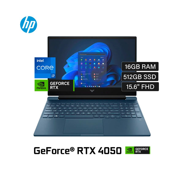HP Victus 15-fa1163dx – Laptop Gaming i7-12650H / RTX 4050 / 16 Go / 512 Go SSD / 15,6″ FHD 144 Hz