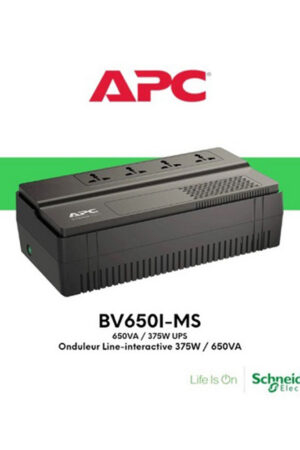 Onduleur APC Easy UPS BV650I 650 VA line interactive prise ondulée