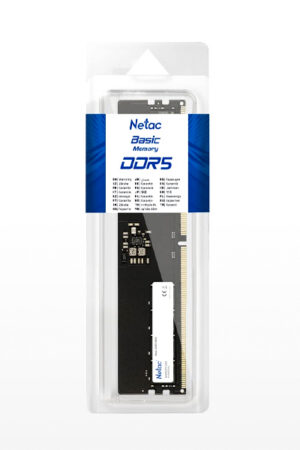 RAM NETAC BASIC DDR5 16GB – Mémoire haute performance pour PC
